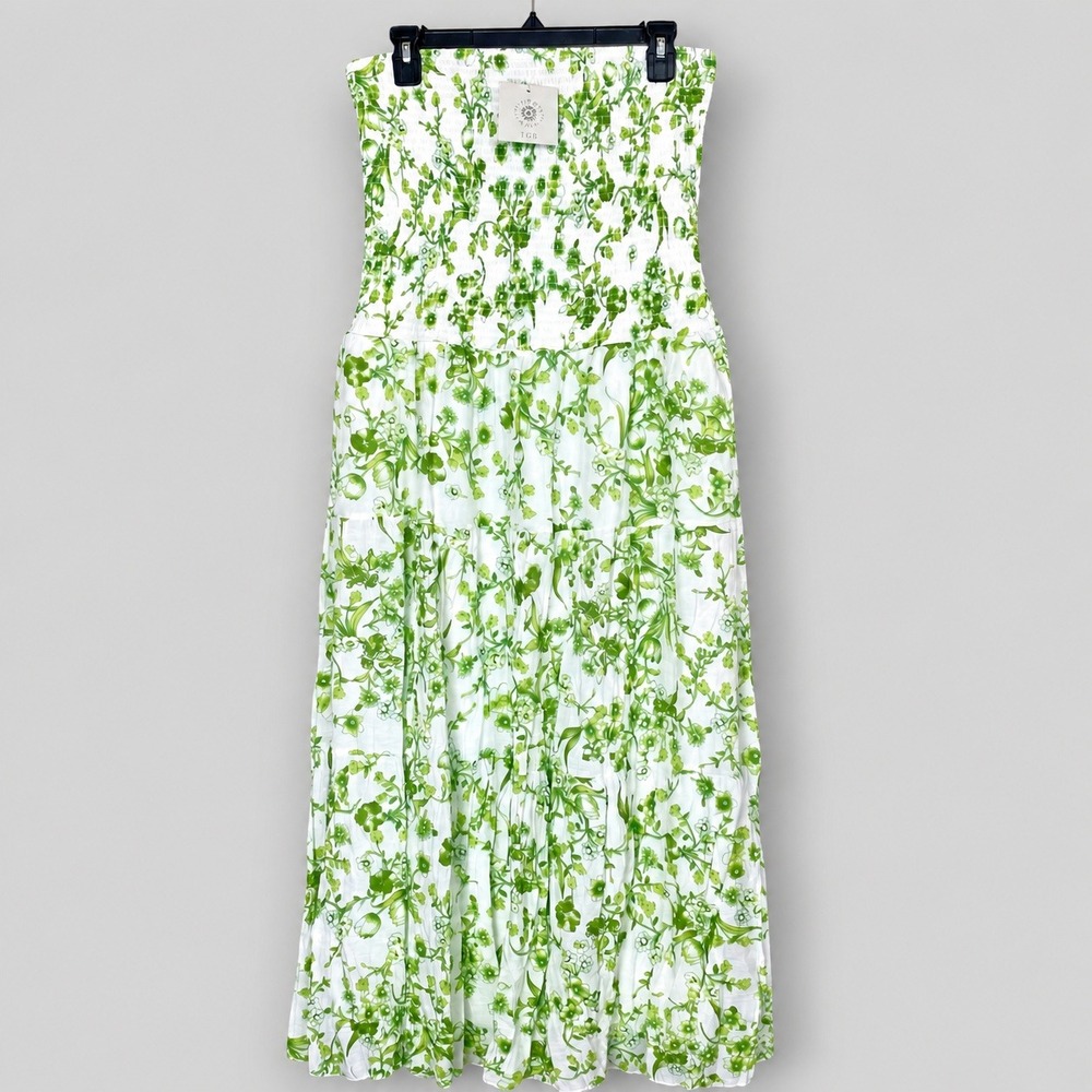 Anthropologie J Gee 1X Maxi Dress Cottagecore Coquette Romantic Boho Chic Dainty - Picture 2 of 7